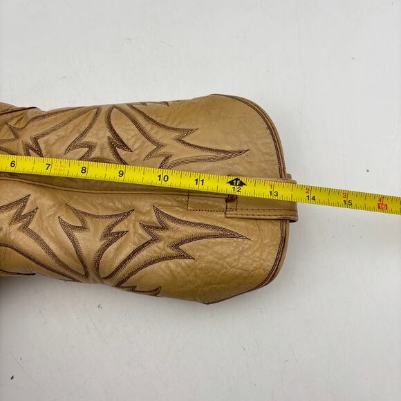 Vintage Olathe 26611 Leather Western Cowboy Boots Mens 9 D Workwear USA main image 13
